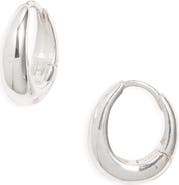 Nashelle Teardrop Huggie Hoop Earrings