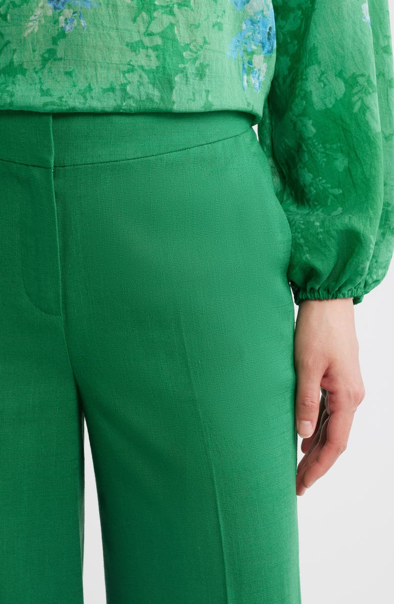Tahari ASL Wide Leg Pants, Alternate, color, Parakeet