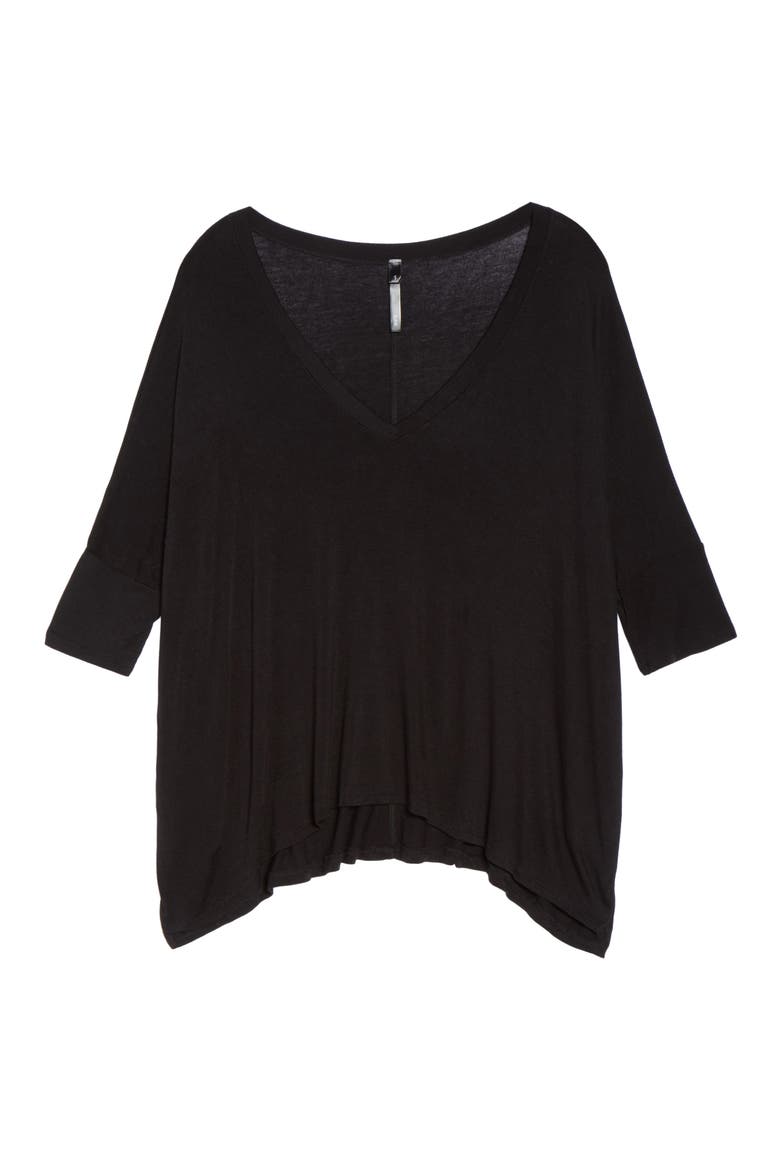 V-Neck Tee, Alternate, color, BLACK