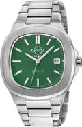 GV2 Potente Swiss Automatic Stainless Steel Bracelet Watch, 40mm