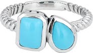 SAMUEL B. Sterling Silver & Sleeping Beauty Turquoise Ring