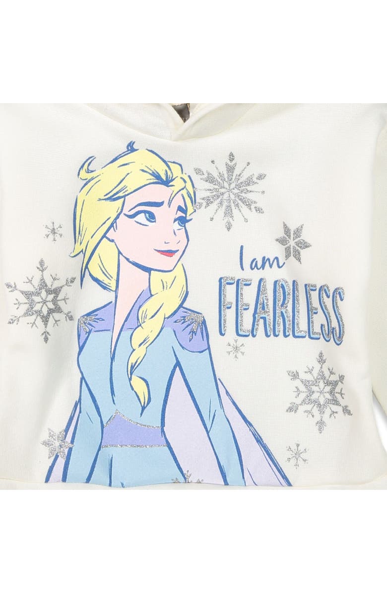 Disney Frozen Queen Elsa Hoodie & Leggings Set, Alternate, color, White