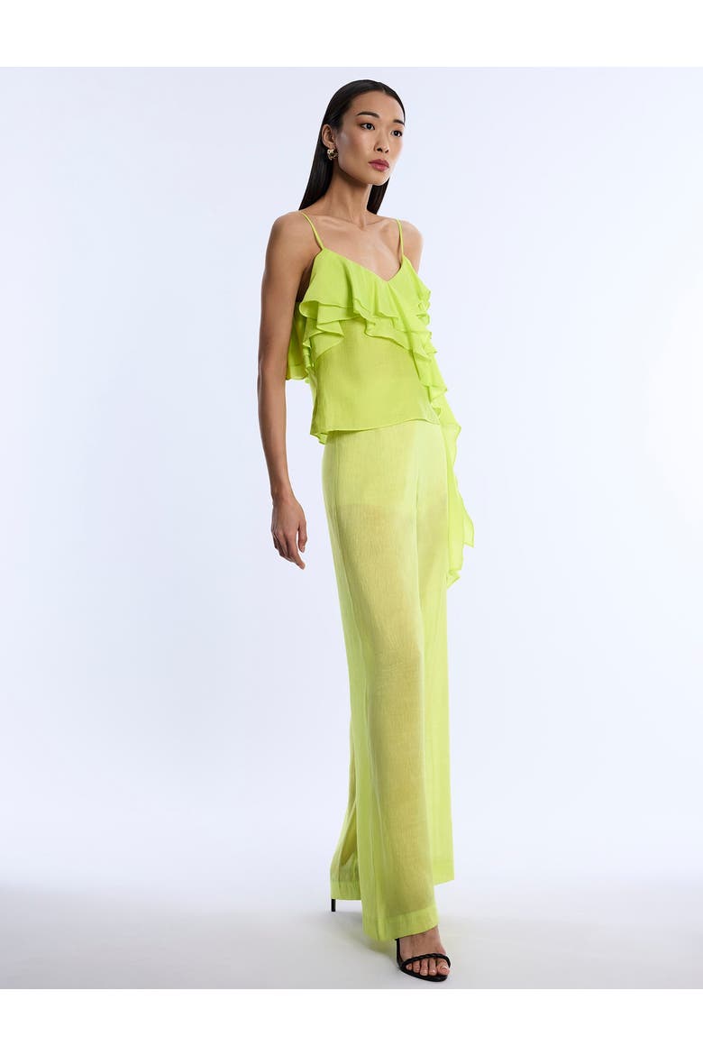 Flounce Cami, Alternate, color, Chartreuse