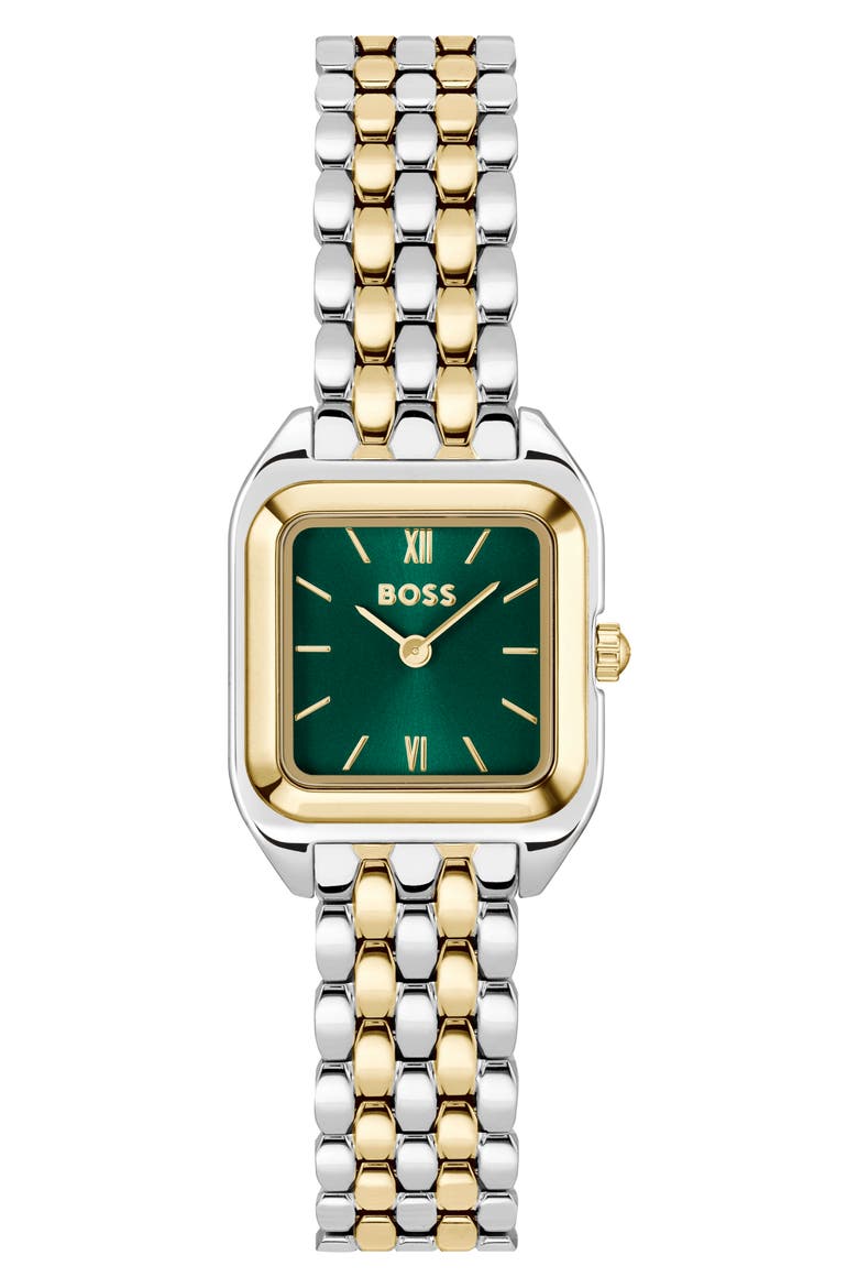 Petite Mae Bracelet Watch, 22mm, Main, color, GREEN