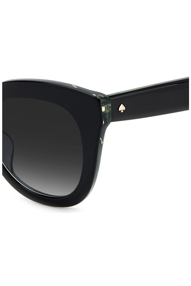 belhas 50mm square sunglasses, Alternate, color, BLACK