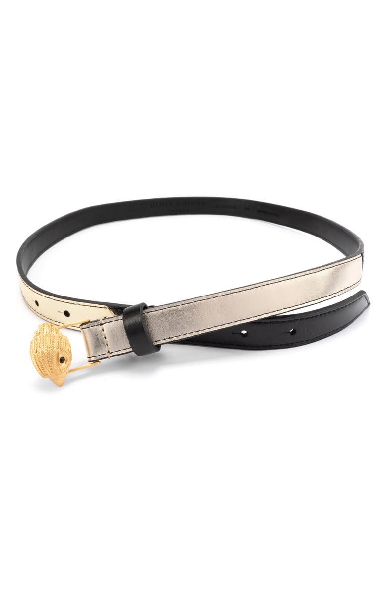 Patchwork Eagle Leather Belt