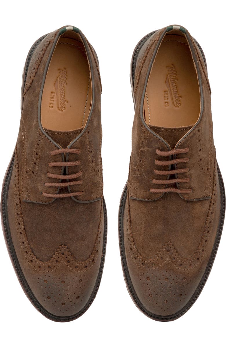 Milwaukee Boot Company Astor Wingtip Derby, Alternate, color, Brown