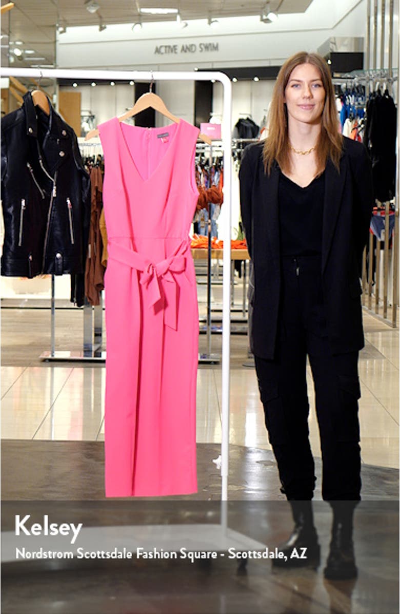 Belted Crop Jumpsuit, sales video thumbnail