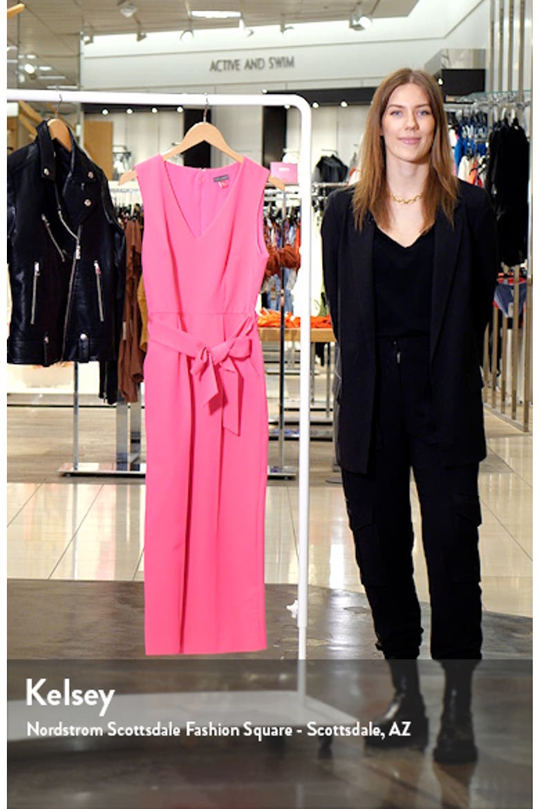 Belted Crop Jumpsuit video