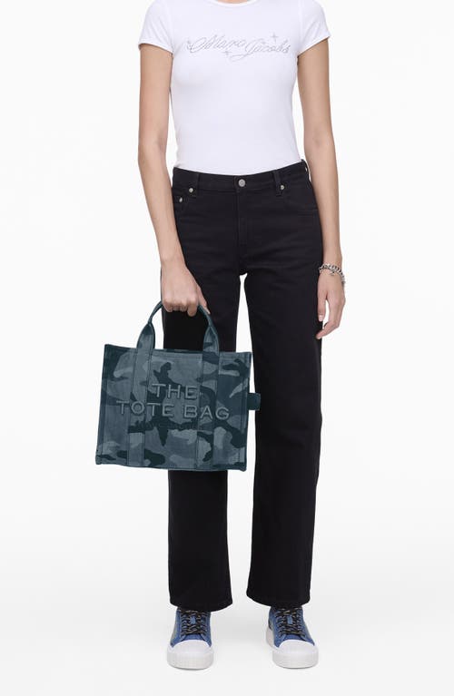 Marc Jacobs The Medium Tote Bag Camouflage In Blue In Multi