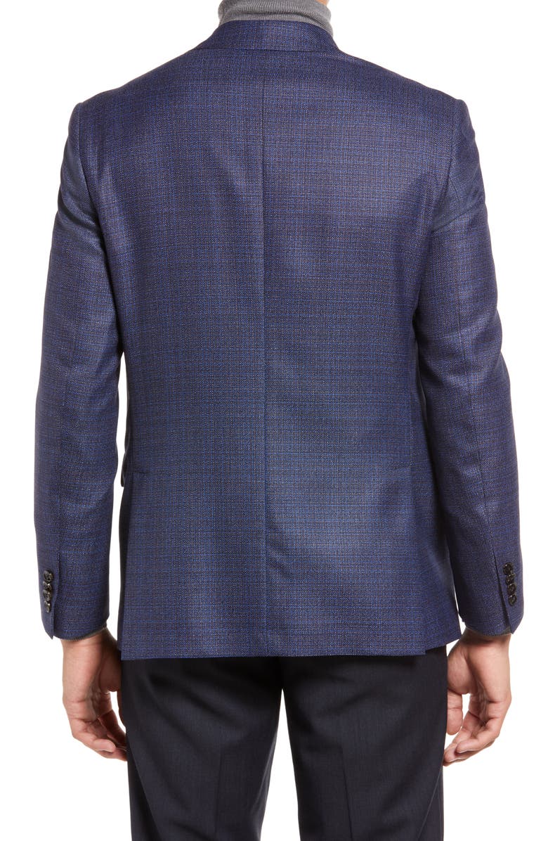 Ted Baker London Karl Mixy Slim Fit Check Wool Sport Coat, Alternate, color, 