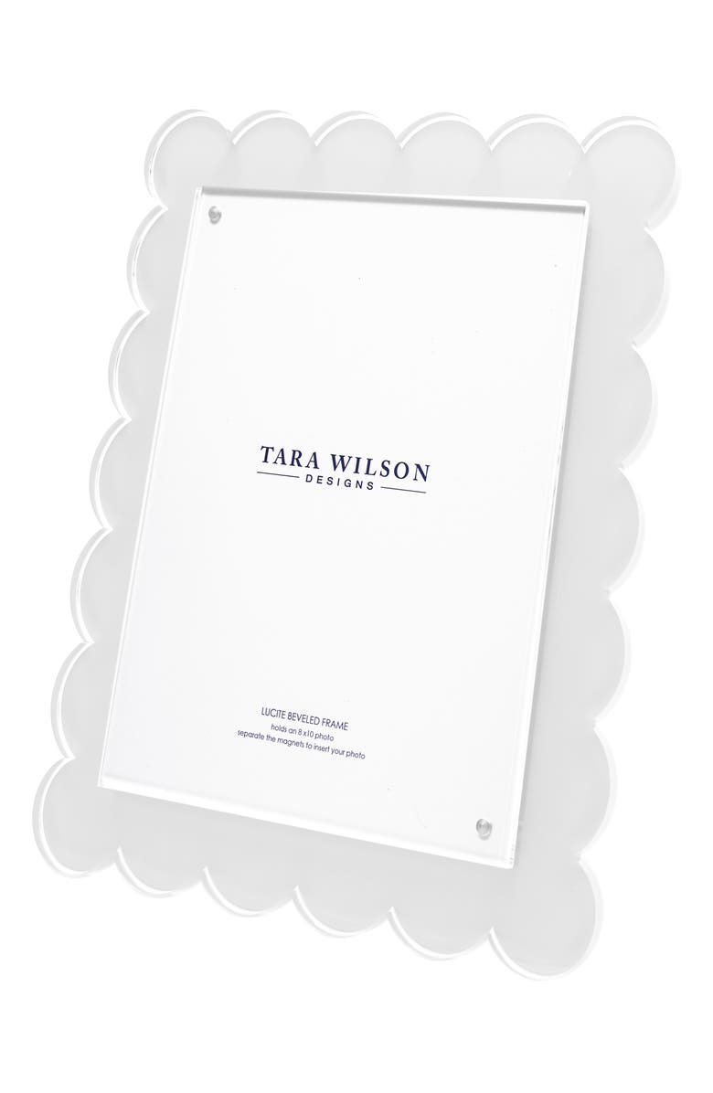 Tara Wilson Designs Scallop Picture Frame, Alternate, color, White