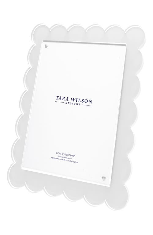 Tara Wilson Designs Scallop Picture Frame In Transparent