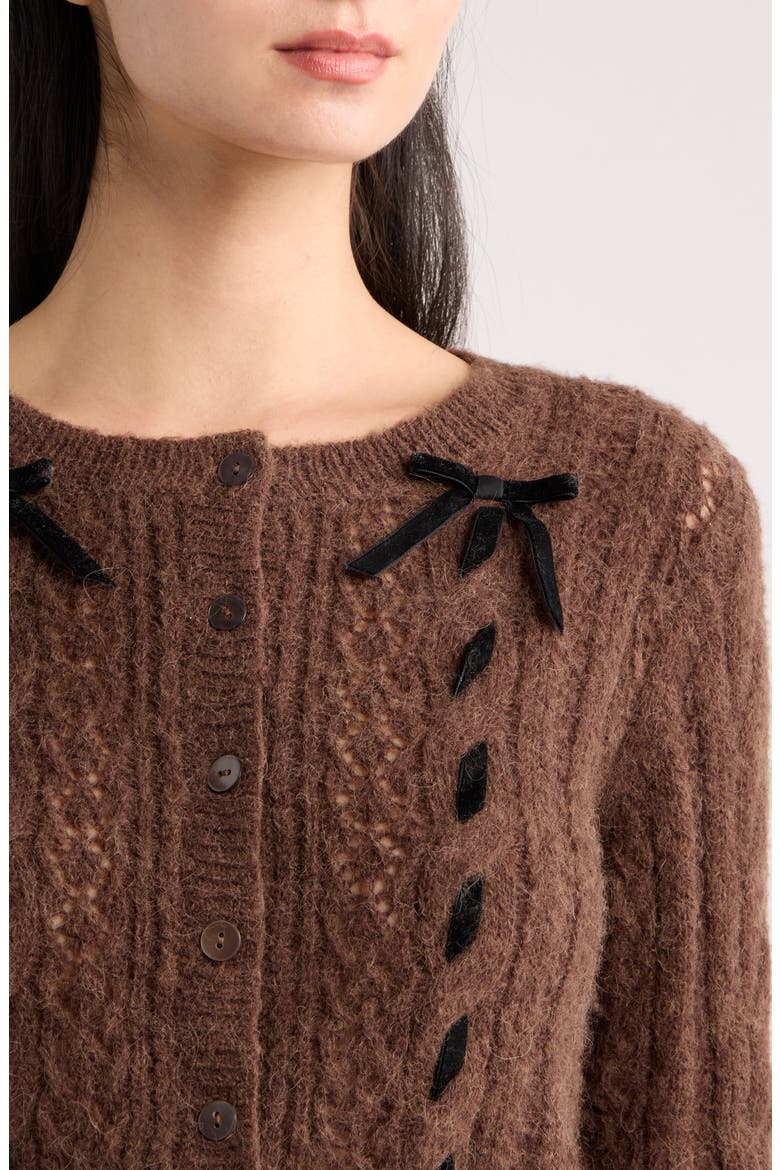 Dione Cardigan, Alternate, color, GLAZED TOFFEE
