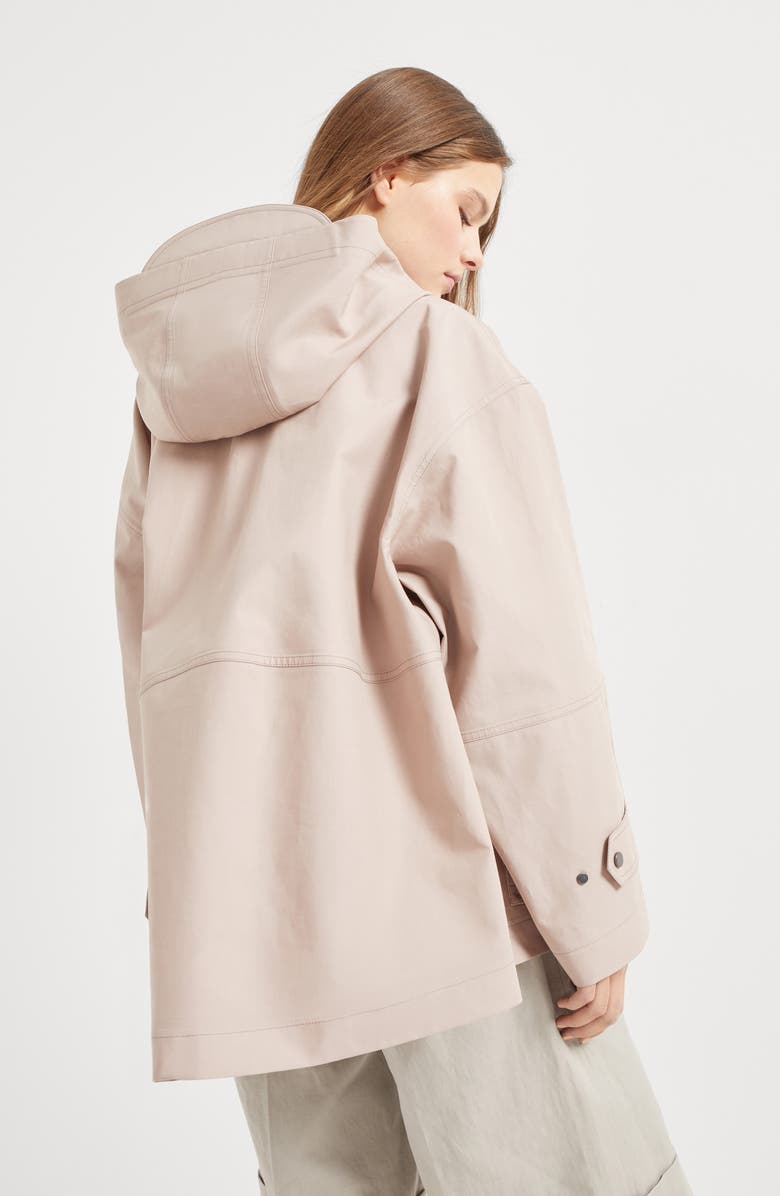 Brunello Cucinelli Cotton poplin outerwear jacket, Alternate, color, 