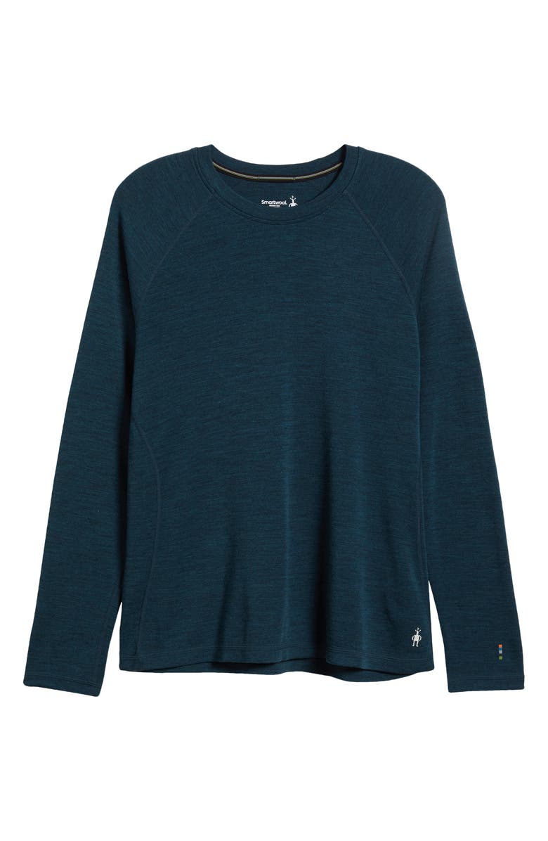 Smartwool Long Sleeve Merino Wool Thermal Top, Alternate, color, 