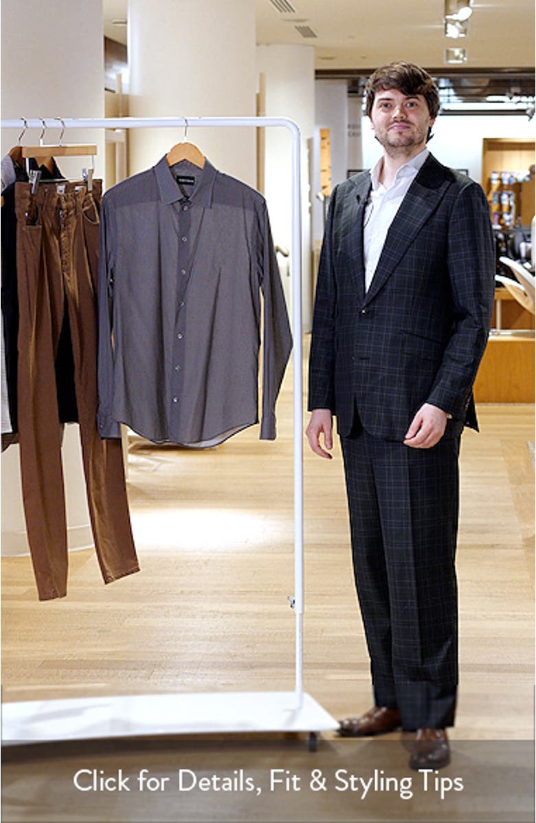 Diagonal Print Button-Up Shirt, sales video thumbnail