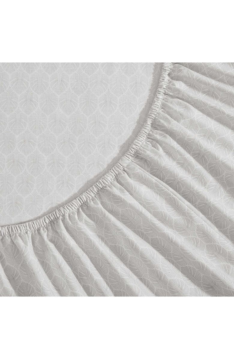 Tommy Bahama Line Palms 200 Thread Count Cotton Percale Sheet Set, Alternate, color, Grey