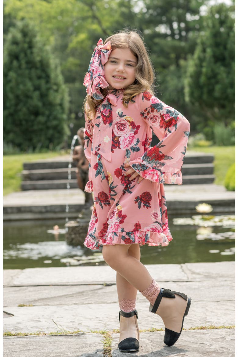 Flora Flower Print Jumpsuit, Alternate, color, Pink Floral