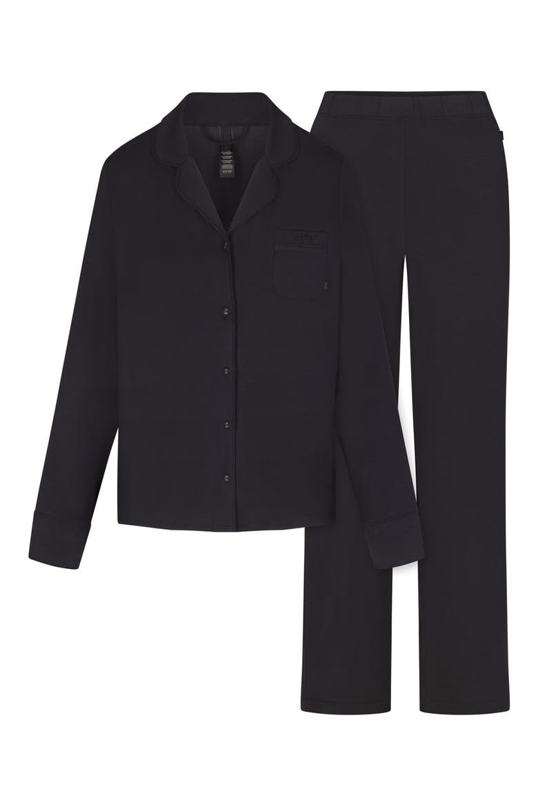 Sleep Long Pajamas, Alternate, color, ONYX