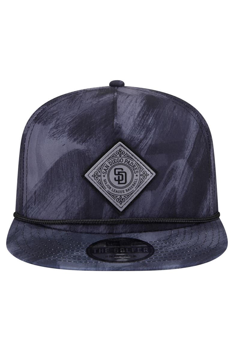 Men's New Era Navy San Diego Padres Printed Golfer Snapback Hat, Alternate, color, Navy