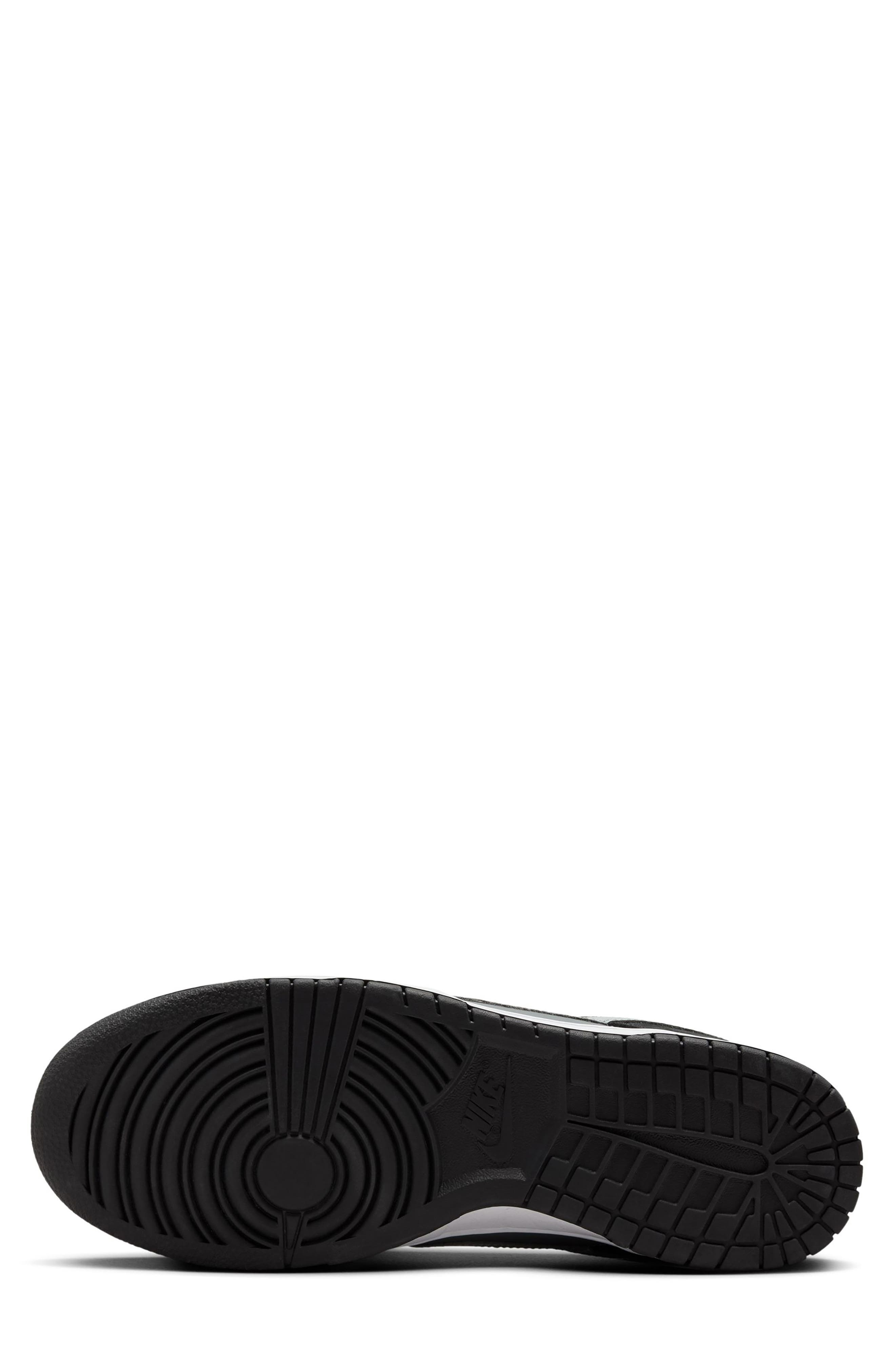 Nike Dunk Low Retro Basketball Sneaker, Alternate, color, Black/ Smoke Grey