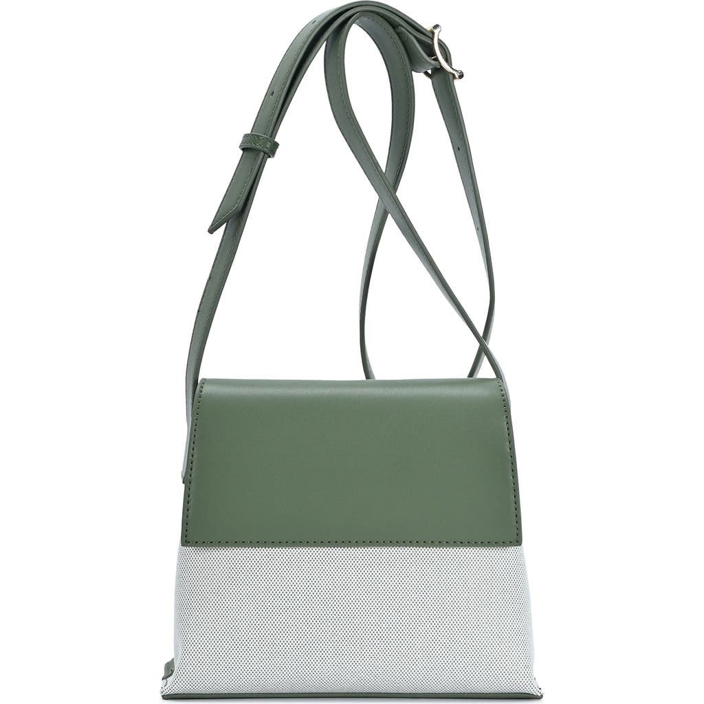 Rachel Zoe Canvas Messenger Bag In Green