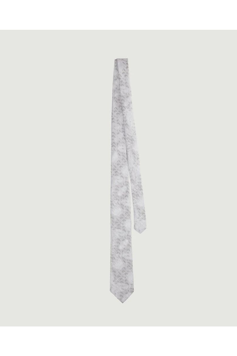 Modern Glacier Silk Jacquard Tie, Alternate, color, Glacier Grey