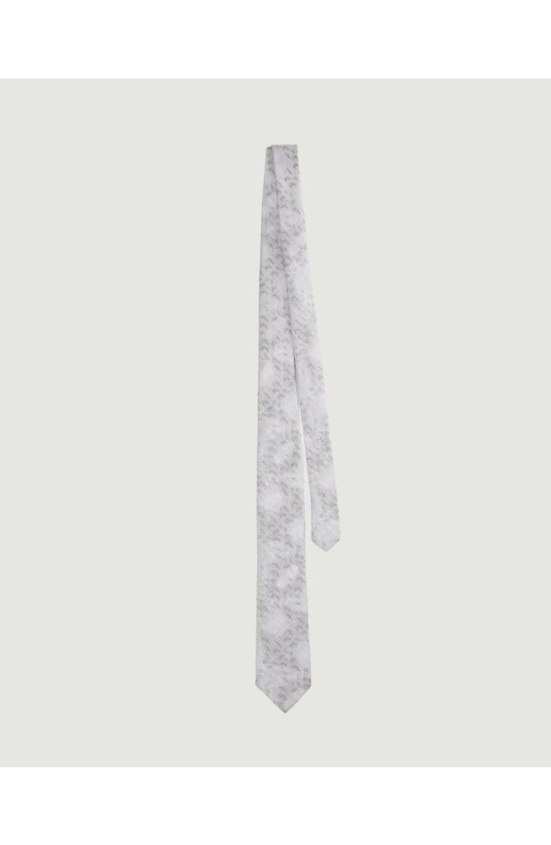 Knottery & Co Modern Glacier Silk Jacquard Tie, Alternate, color, Glacier Grey