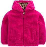 Mini Boden Kids' Relaxed Hooded Fleece Jacket