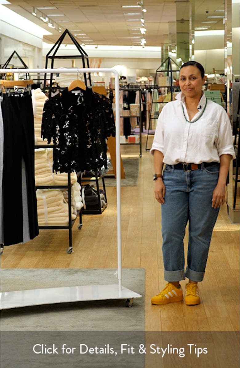 Addison Lace Crop Shirt, sales video thumbnail