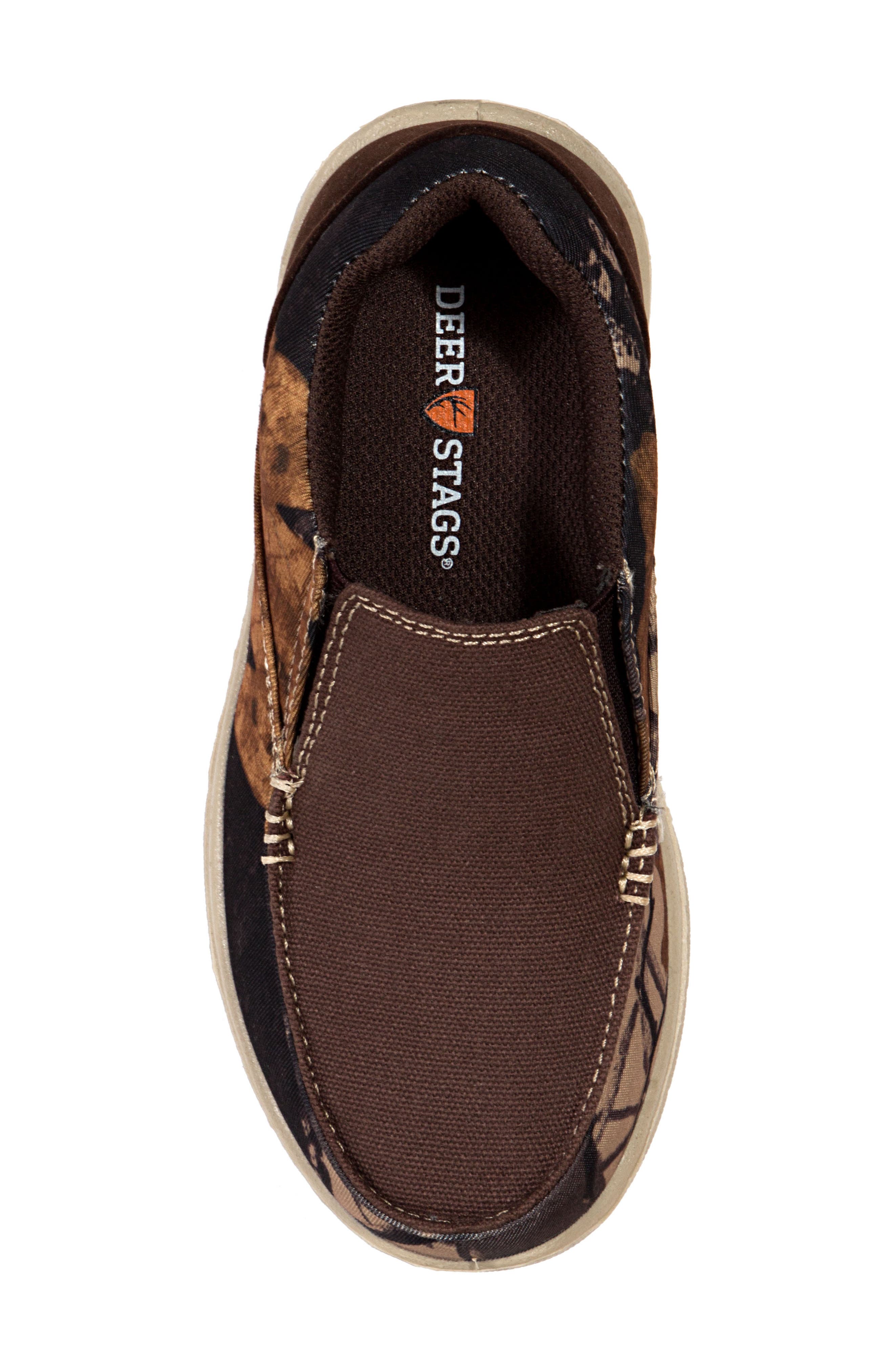 Kids' Alvin Casual Slip-On Sneaker, Alternate, color, BROWN/ BROWN CAMO