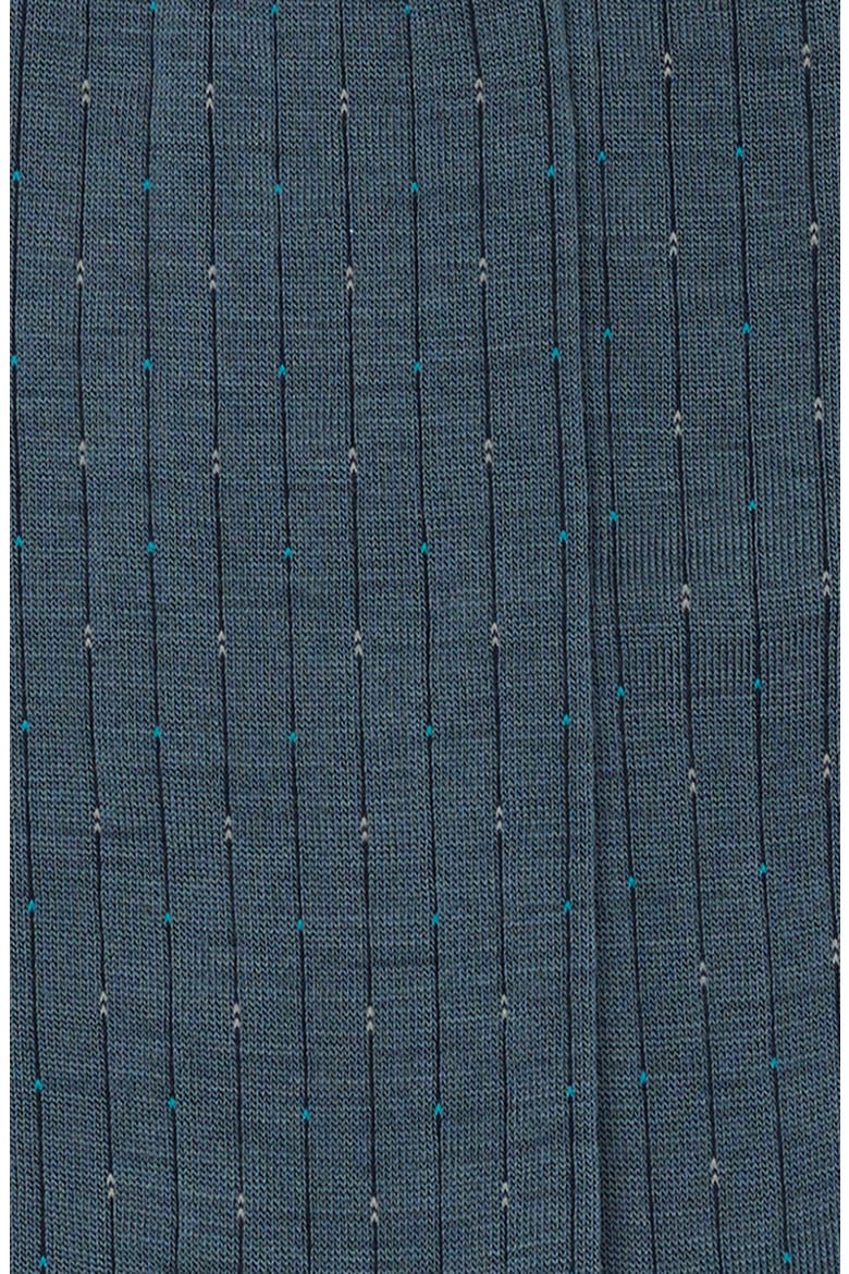 Lockwood Patterned Dress Socks, Alternate, color, TEAL 02