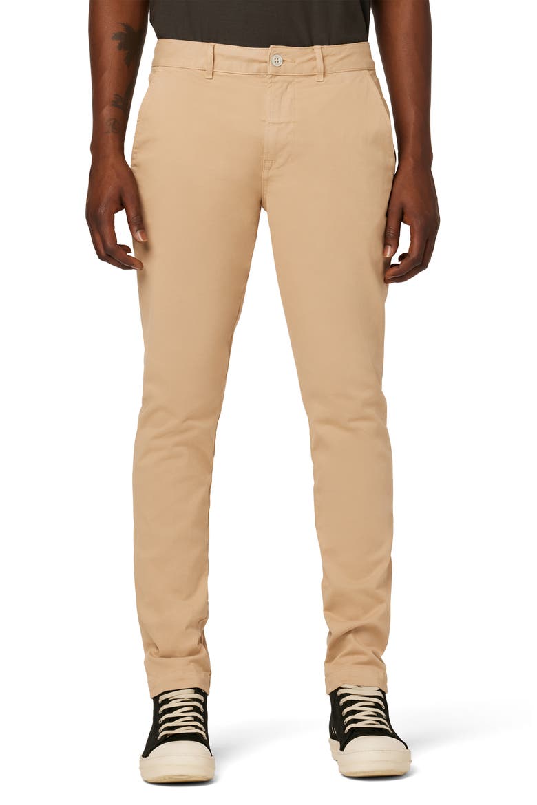 Slim Straight Leg Chinos, Main, color, MOCHA