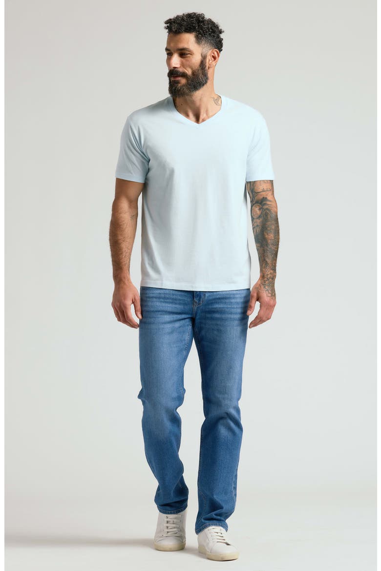 Short Sleeve V-Neck T-Shirt, Alternate, color, ICICLE
