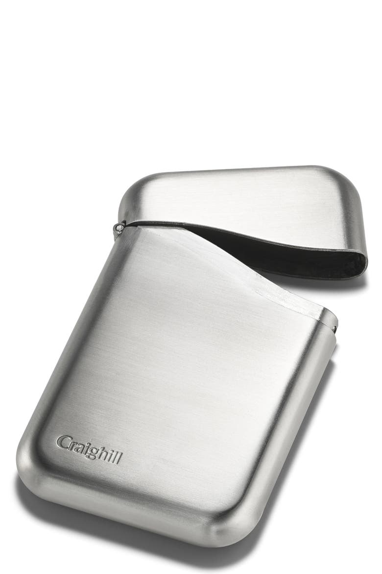 Summit Card Case, Main, color, STAINLESS STEEL