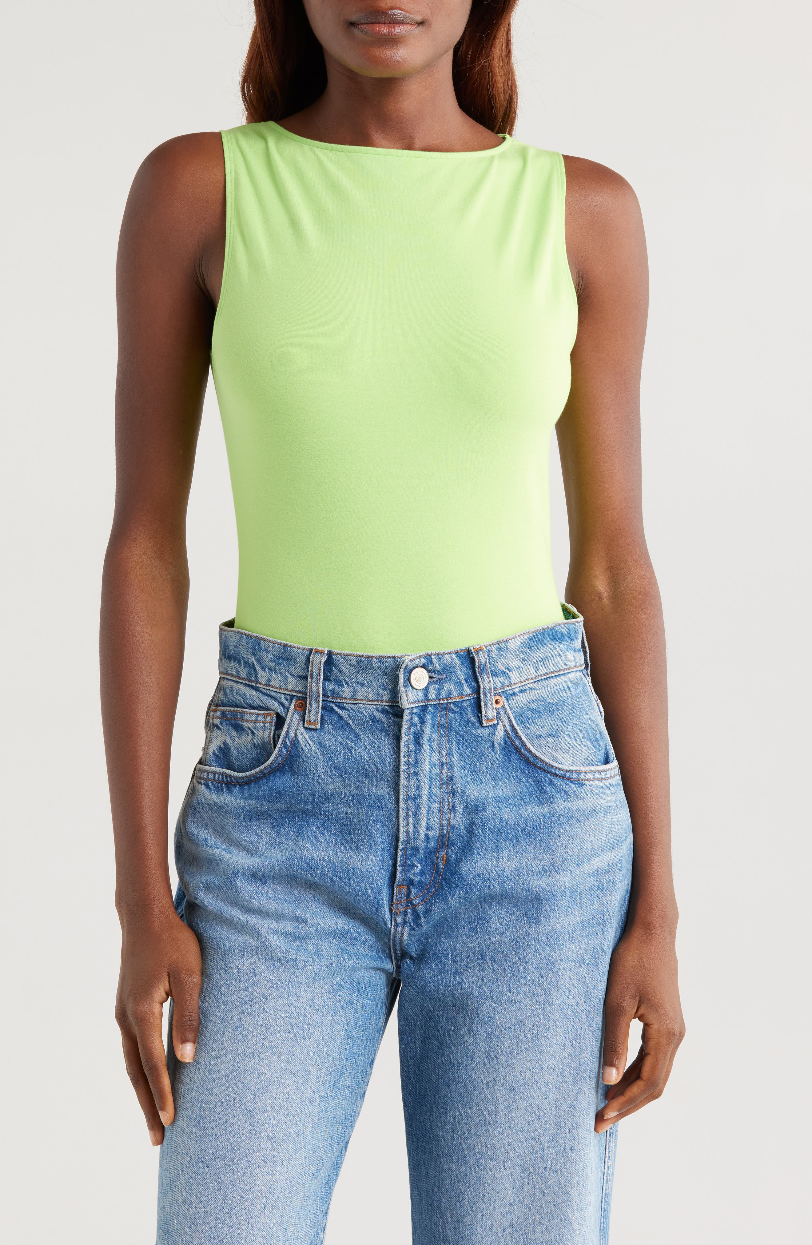 Good American Super Stretch Tank Top