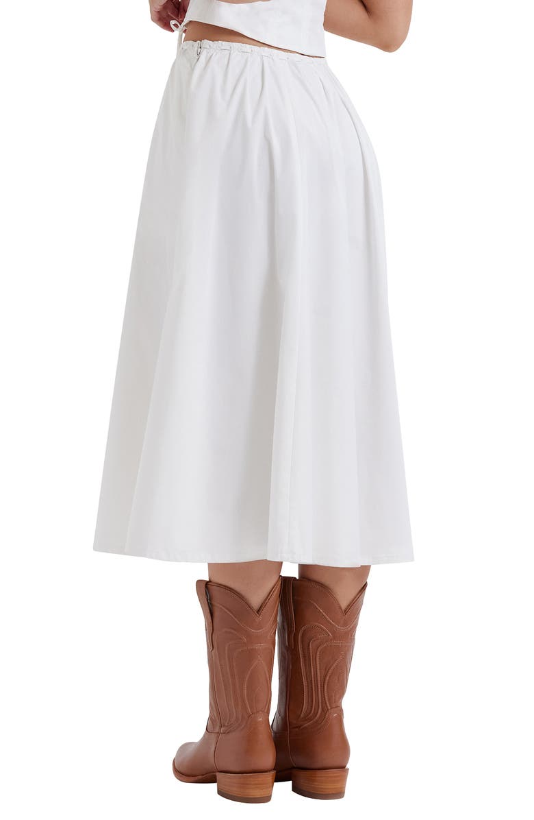 HOUSE OF CB Cora Gathered Lace-Up Skirt, Alternate, color,