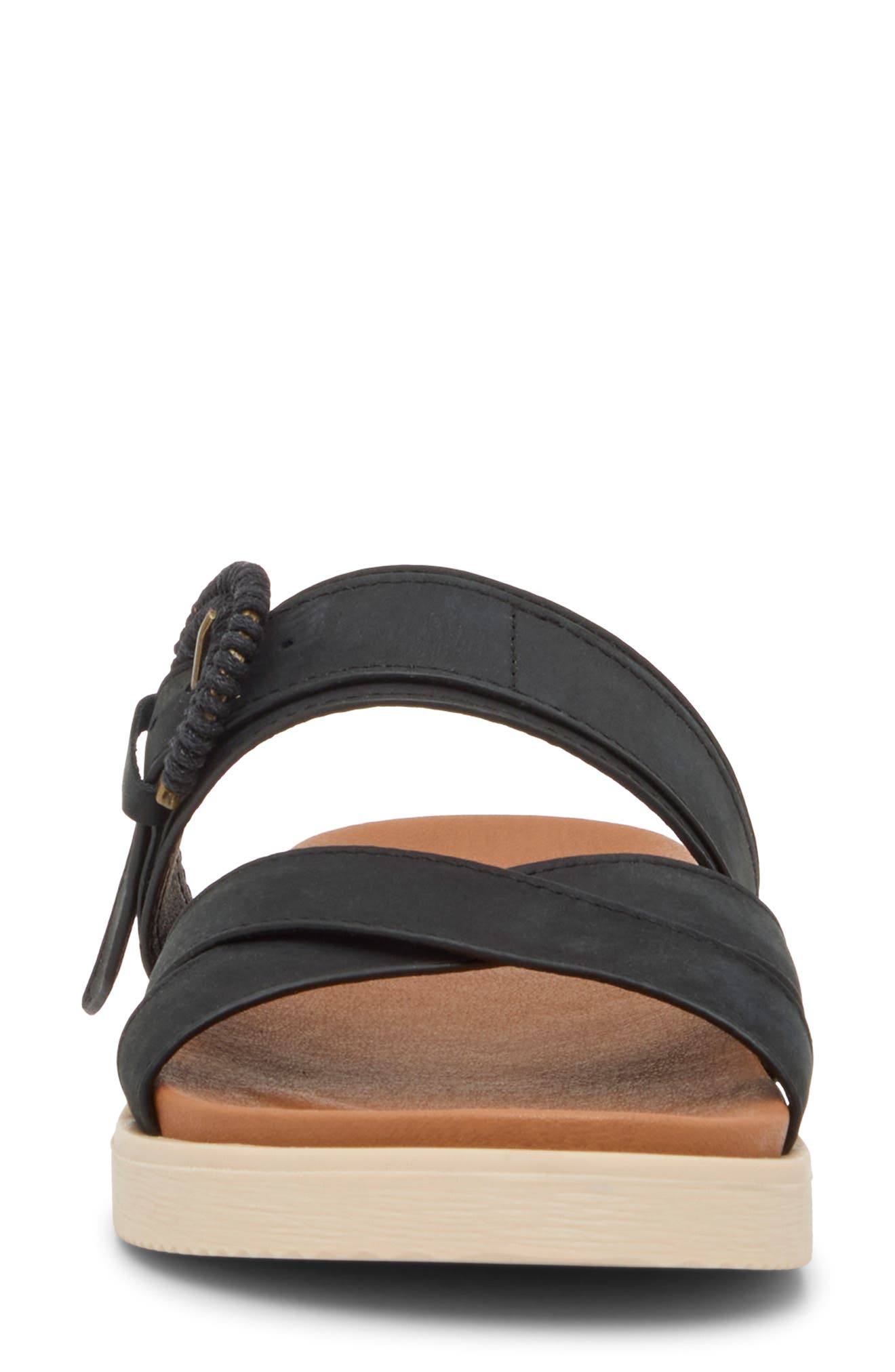 Lucky Brand Morissa Leather Slide Sandal, Alternate, color, 