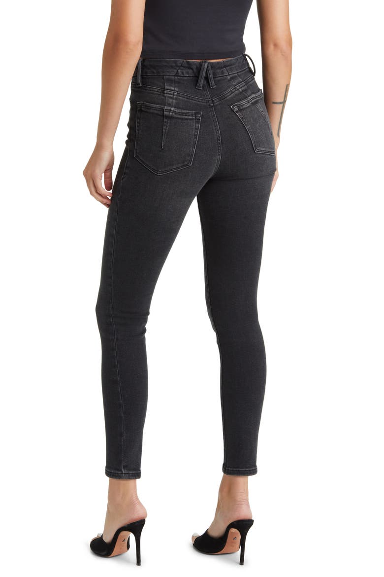 Good Legs High Waist Skinny Jeans, Alternate, color, BLACK60