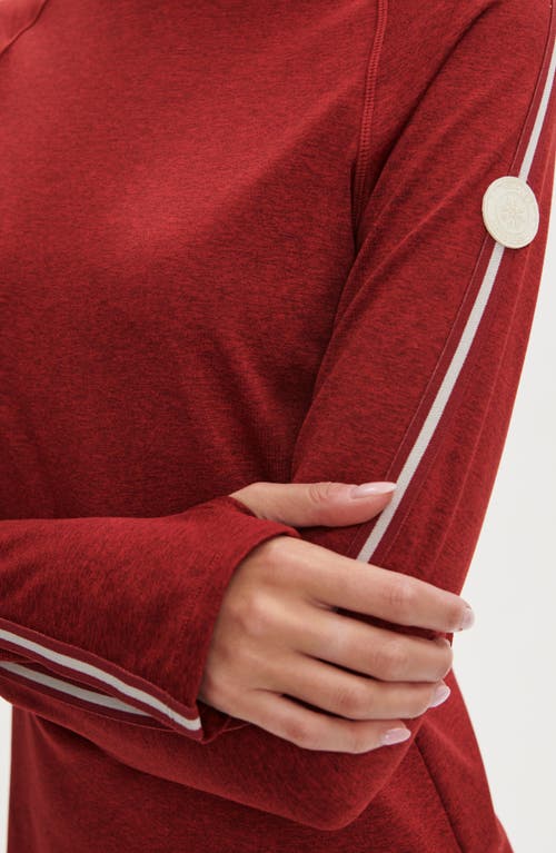 Varley Always Warm Mock Neck Base Layer Top In Black