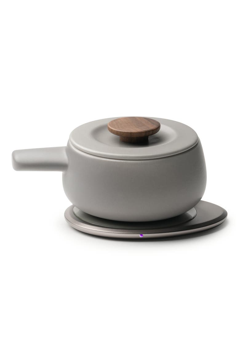 Fondi Self-Heating Fondue Set, Main, color, SOFT GRAY