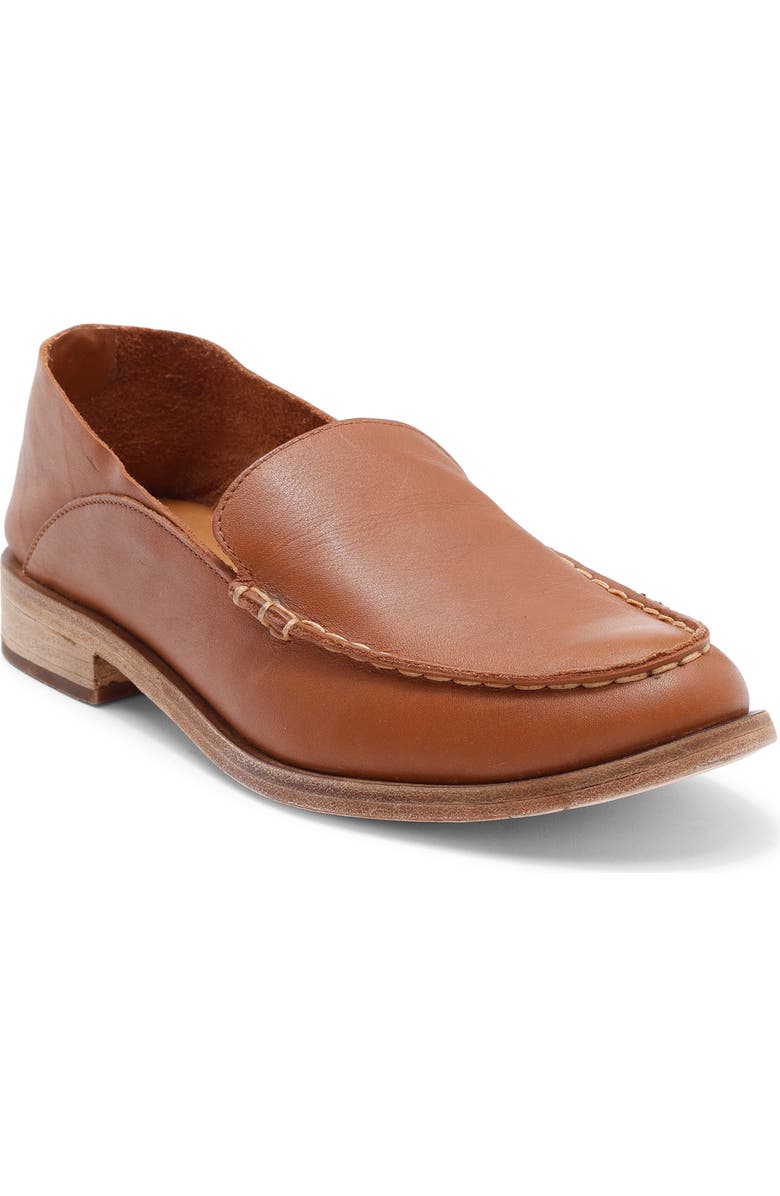 Beek Pepper Moc Toe Loafer, Main, color, Cognac