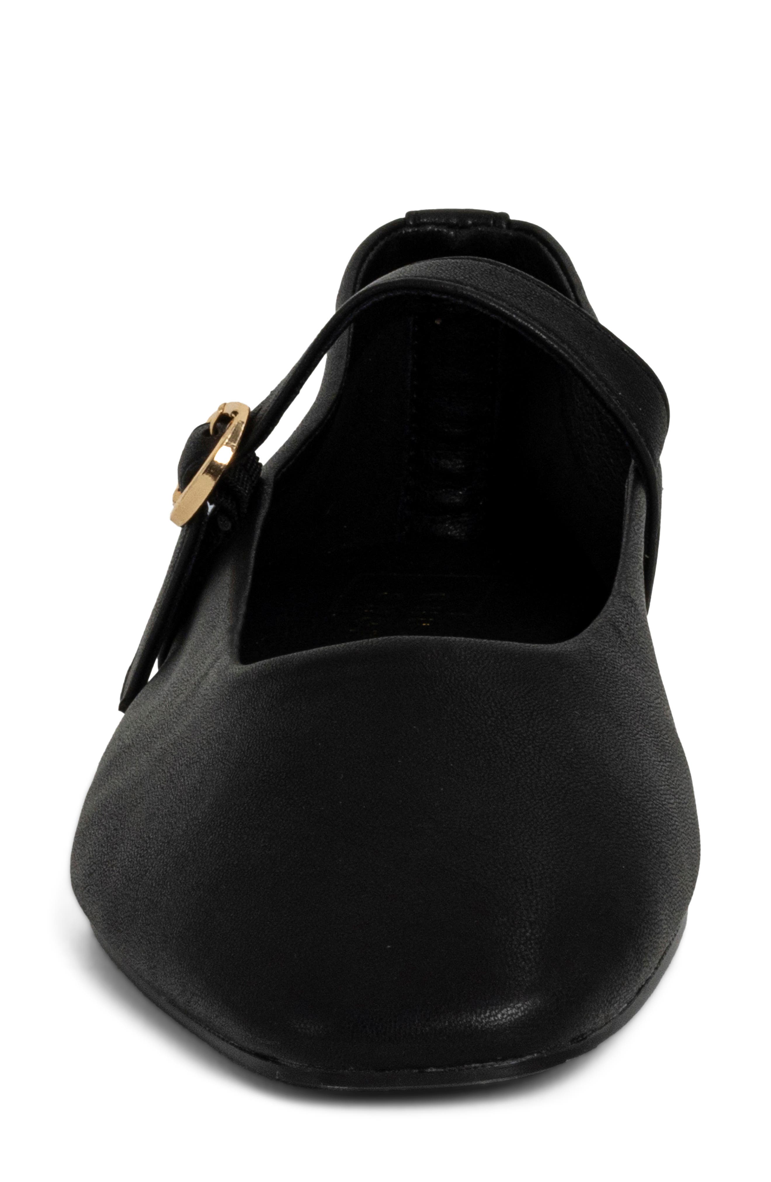 SHUSHOP Annabelle Mary Jane Flat, Alternate, color, Black