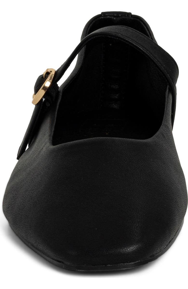 SHUSHOP Annabelle Mary Jane Flat, Alternate, color, Black