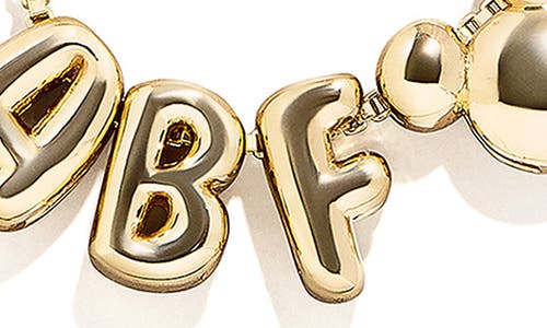 Baublebar Personalized Disney® Bubble Charm Necklace In Gold