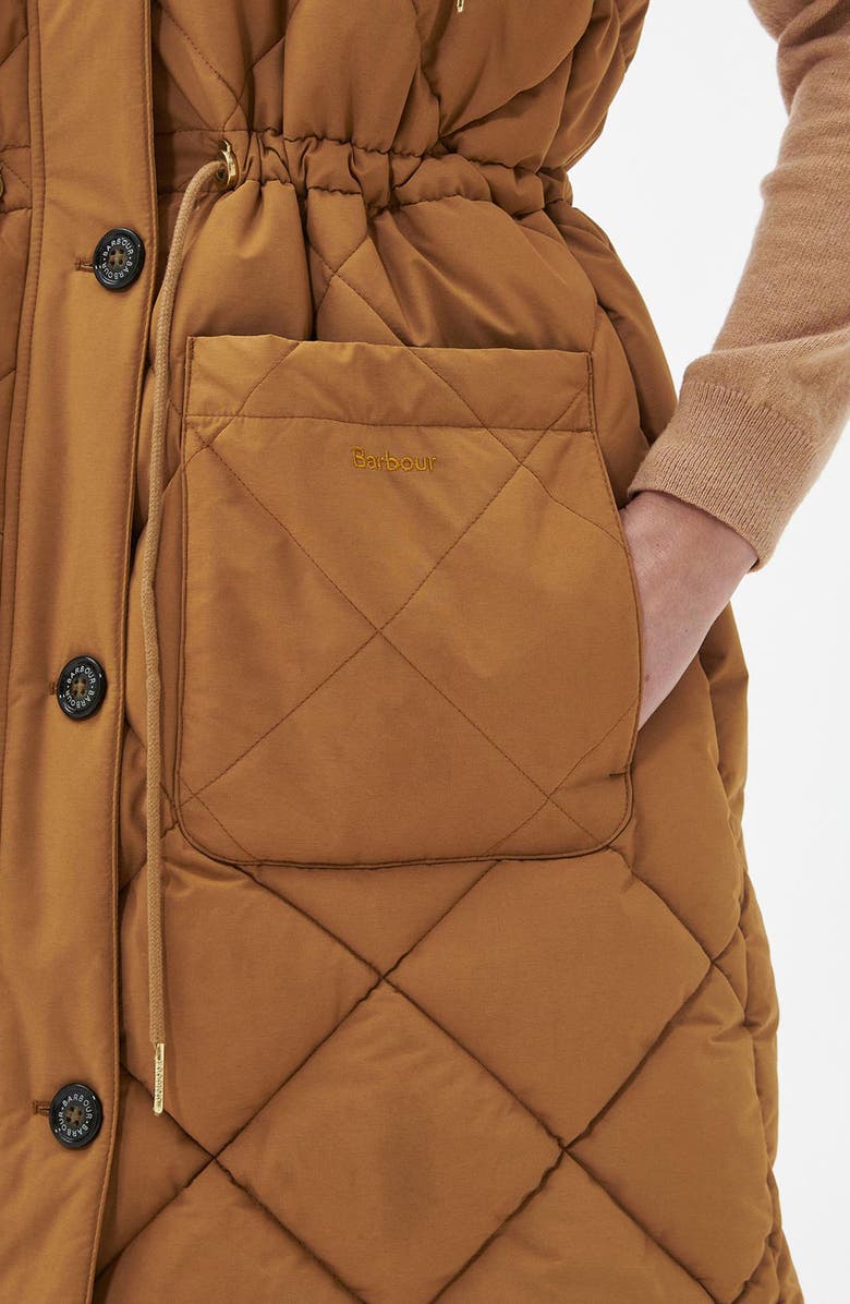 Barbour Orinsay Quilted Hooded Vest, Alternate, color, 