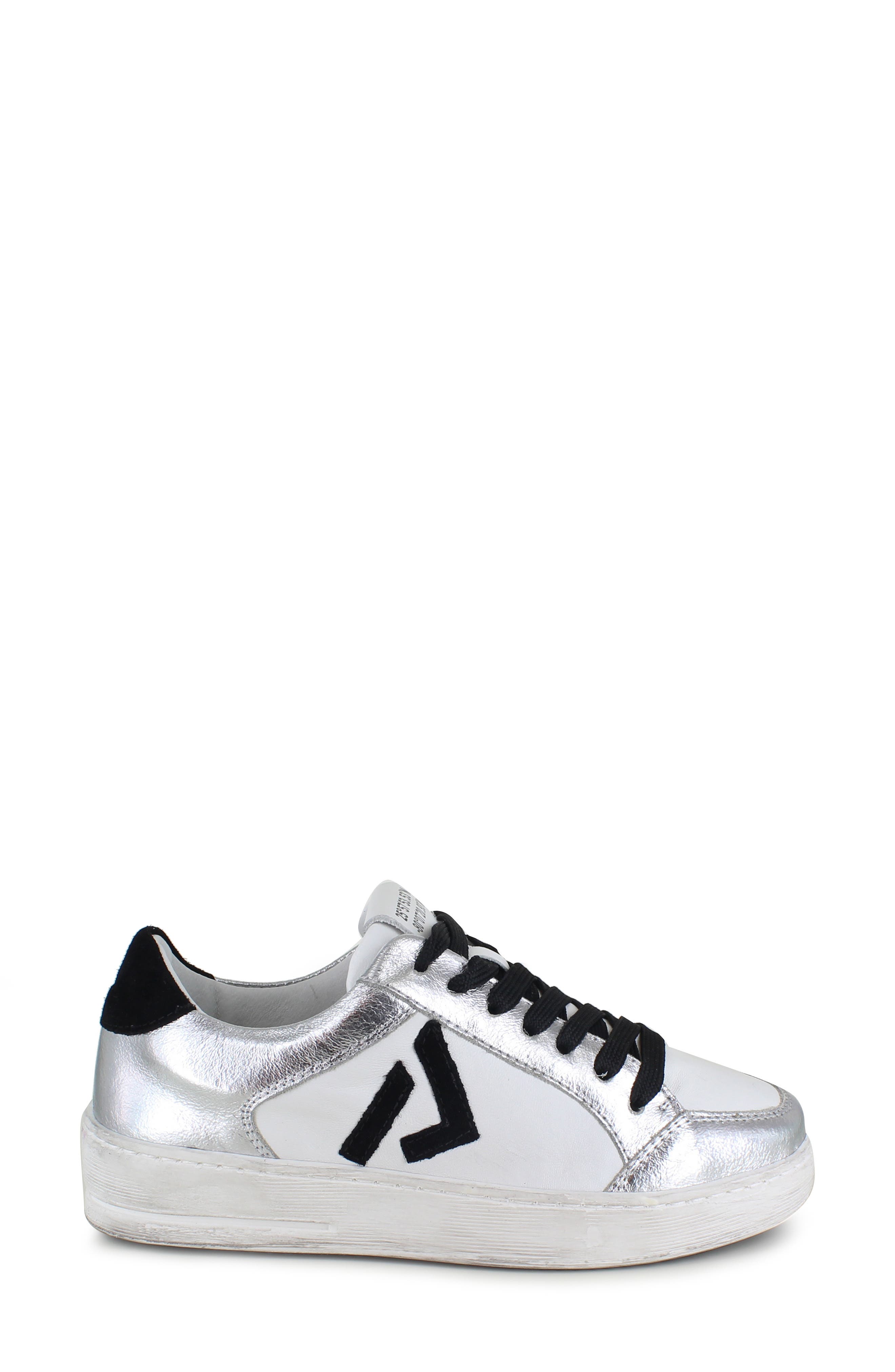 ZIGI Ruta Sneaker, Alternate, color, White Black