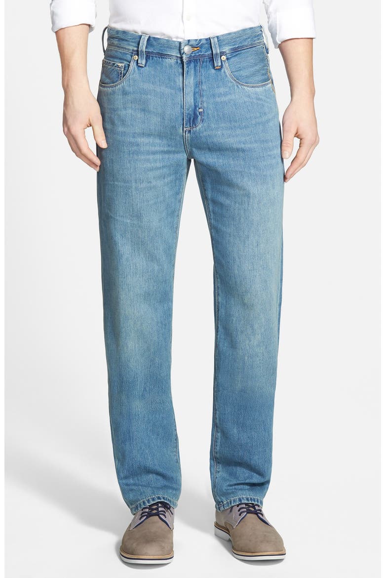 Denim 'Coastal Island' Standard Fit Jeans, Main, color, LIGHT WASH