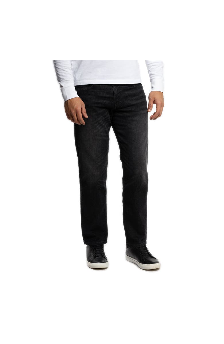 Peter Manning Johnny Stretch Jeans Standard Fit, Main, color, Black